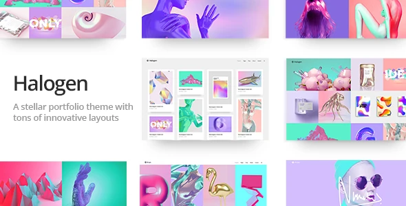 Halogen – Innovative Portfolio WordPress Theme